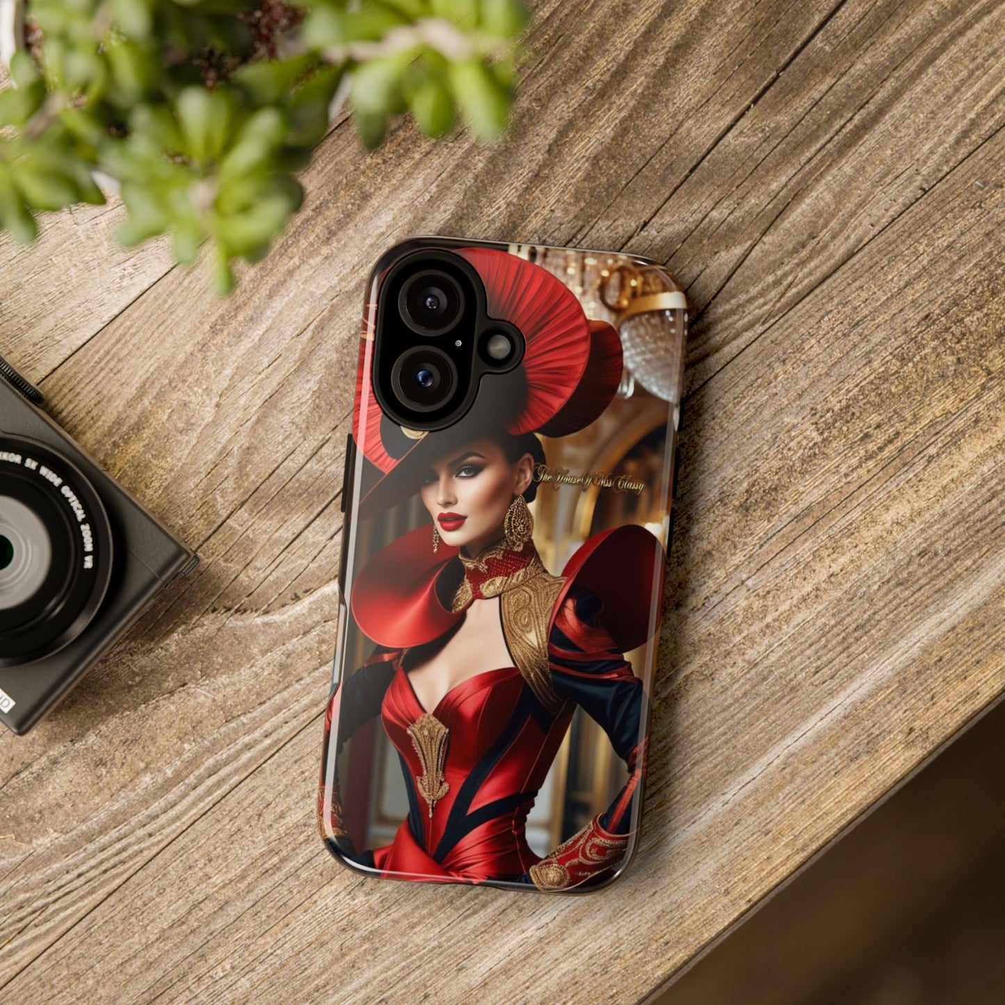 Regal Red Empress Illustration Phone Case | Tough Cases