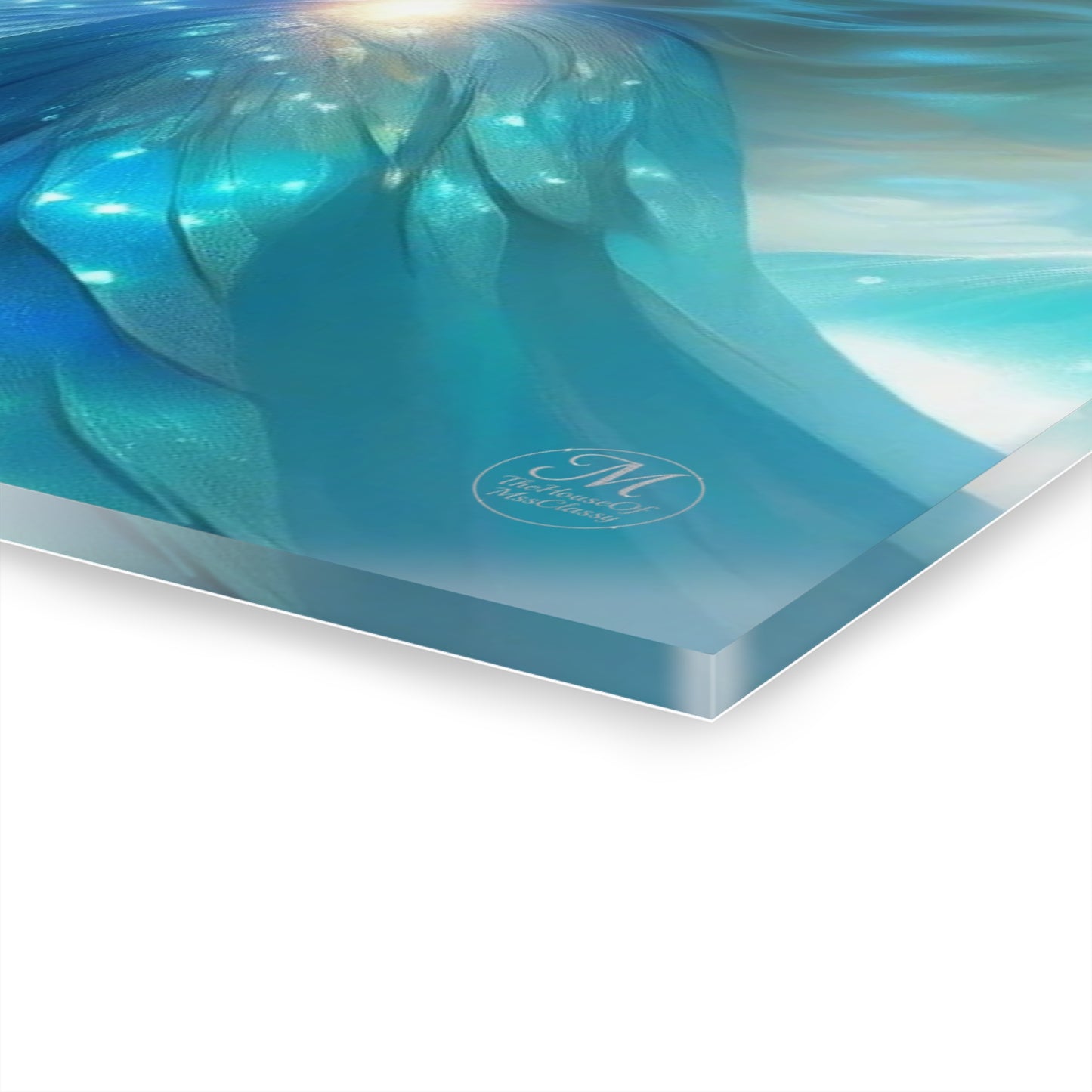 Ethereal Sea Goddess Acrylic Print | French Cleat Wall Art