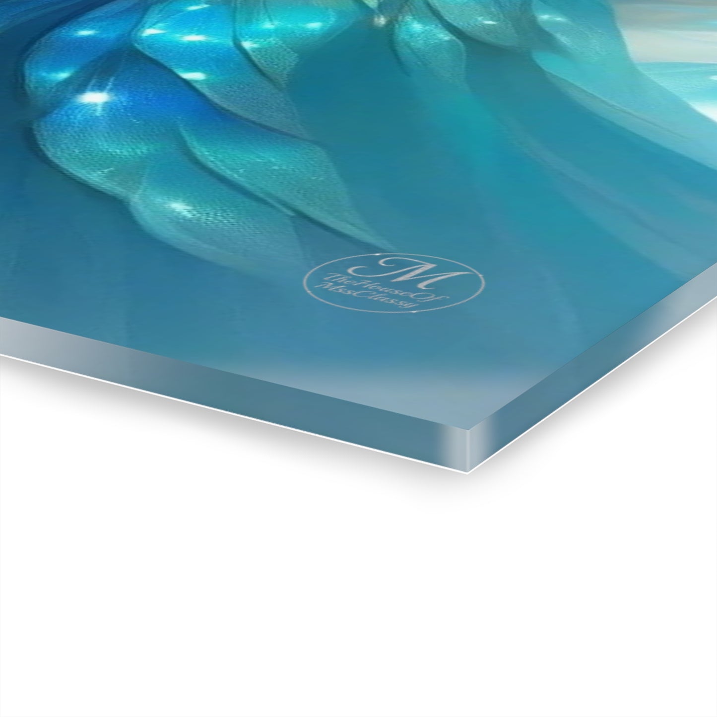 Ethereal Sea Goddess Acrylic Print | French Cleat Wall Art