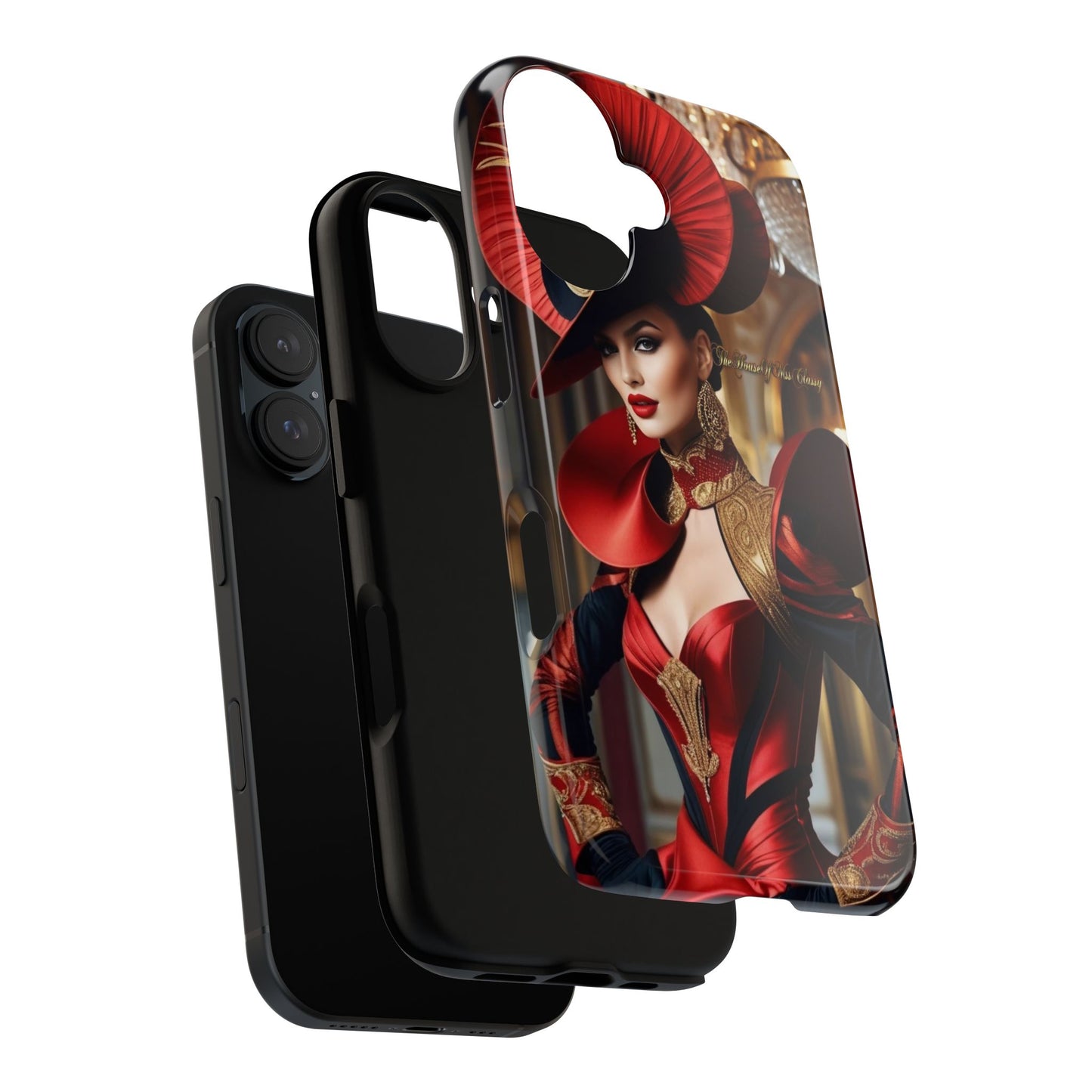 Regal Red Empress Illustration Phone Case | Tough Cases