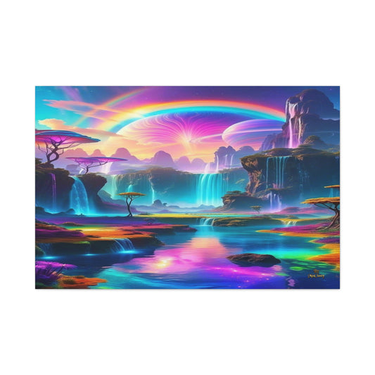 Realm of The Rainbow Falls 48 x 32