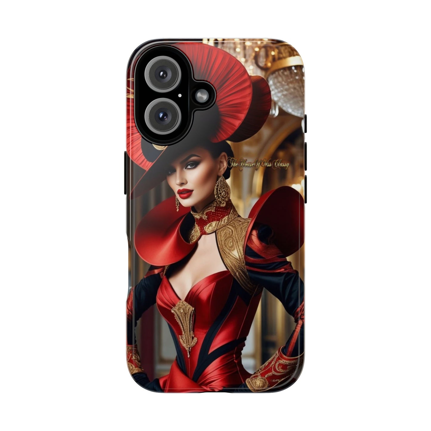 Regal Red Empress Illustration Phone Case | Tough Cases