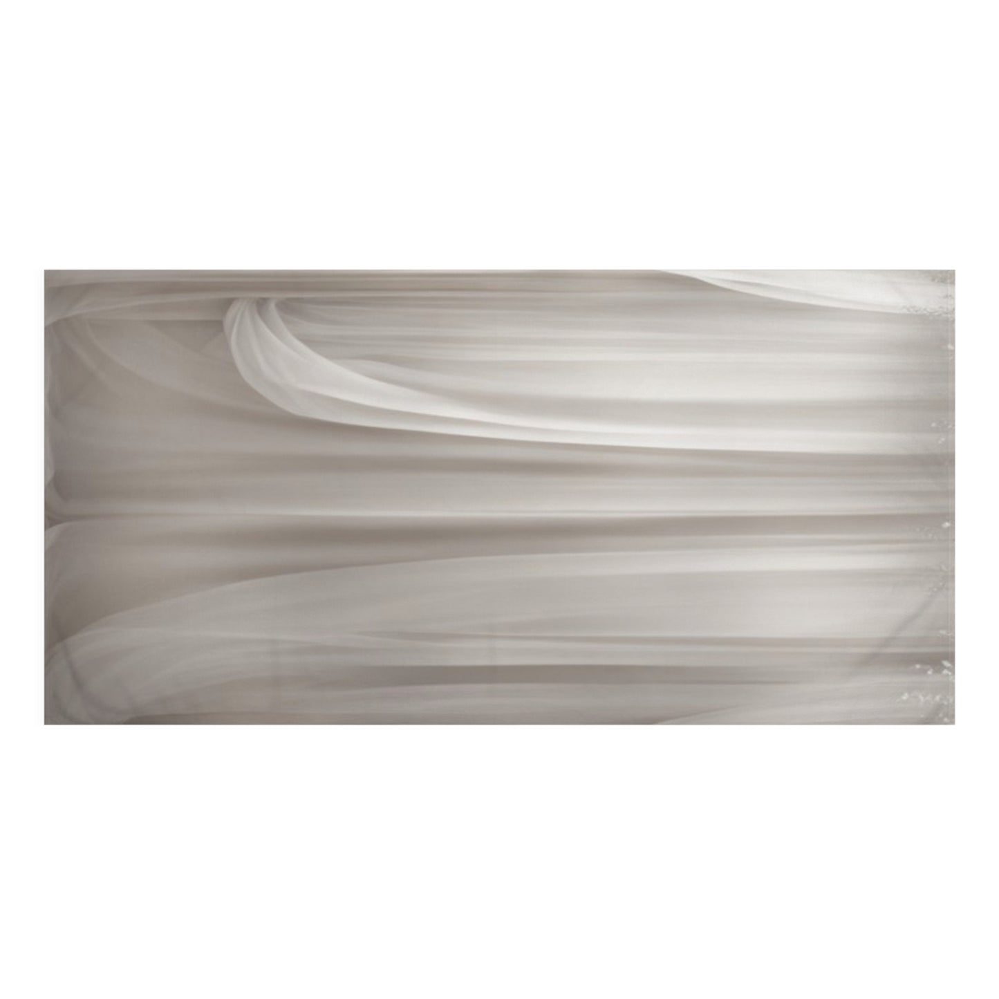 Ivory Draped Floral Backdrop Towel | Wedding Ceremony Aisle Scene