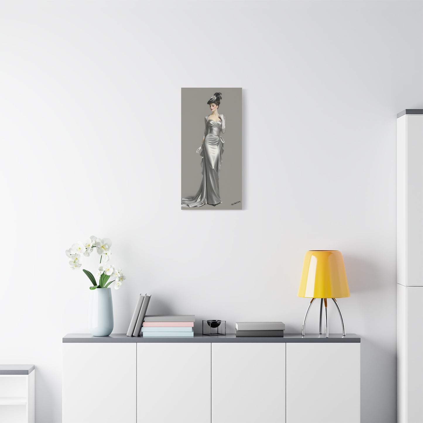Silver Eclipse Elegant Couture II 15 x 30
