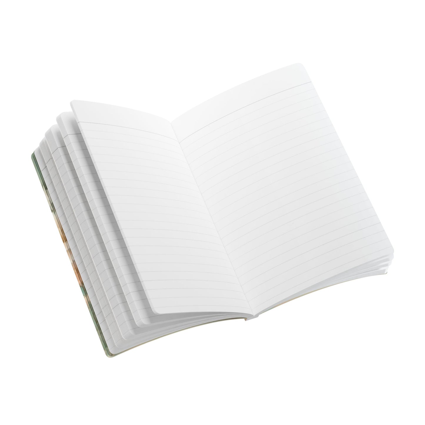 Whispers of Grace journal | Softcover notebook, ethereal woman floral cover