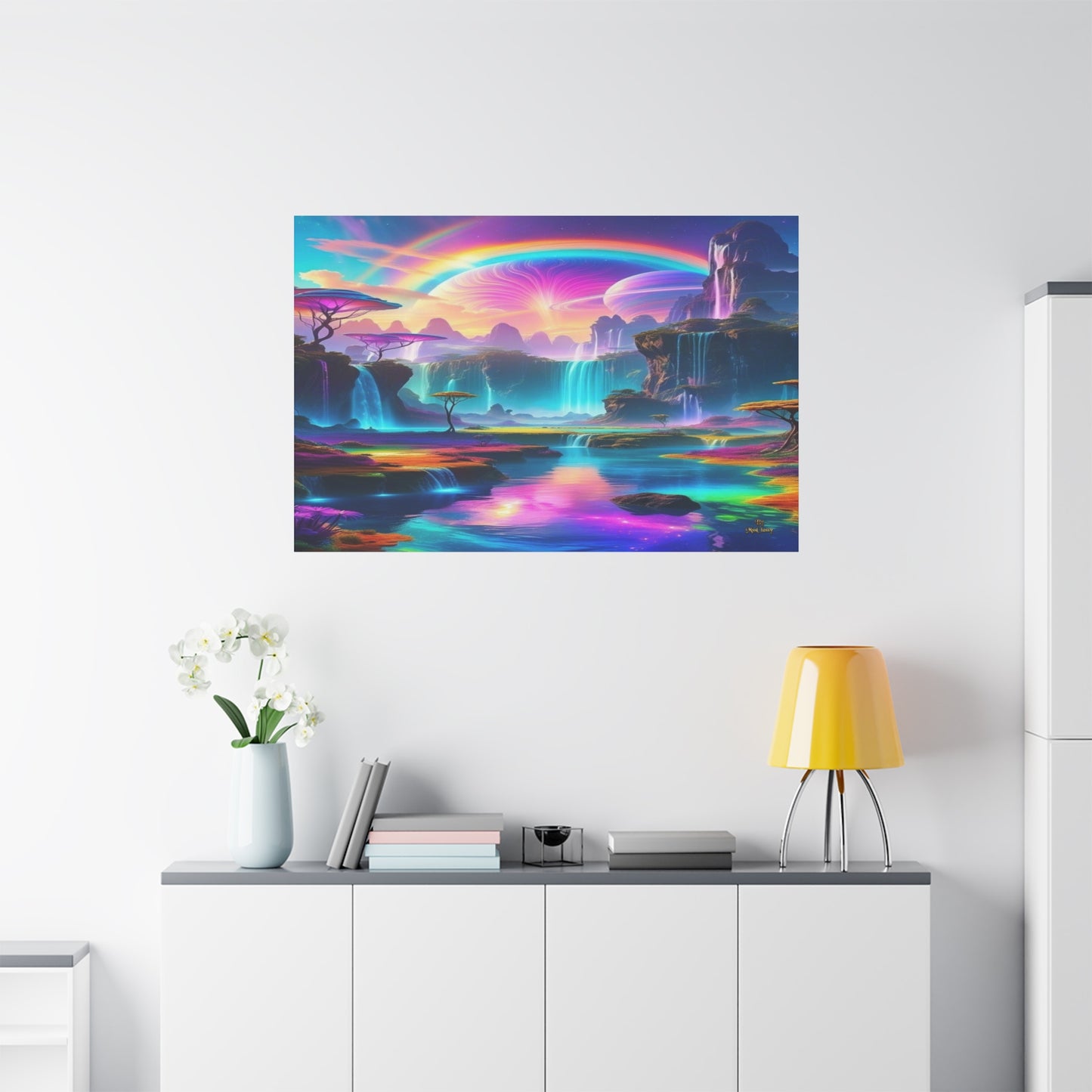 Realm of The Rainbow Falls 48 x 32
