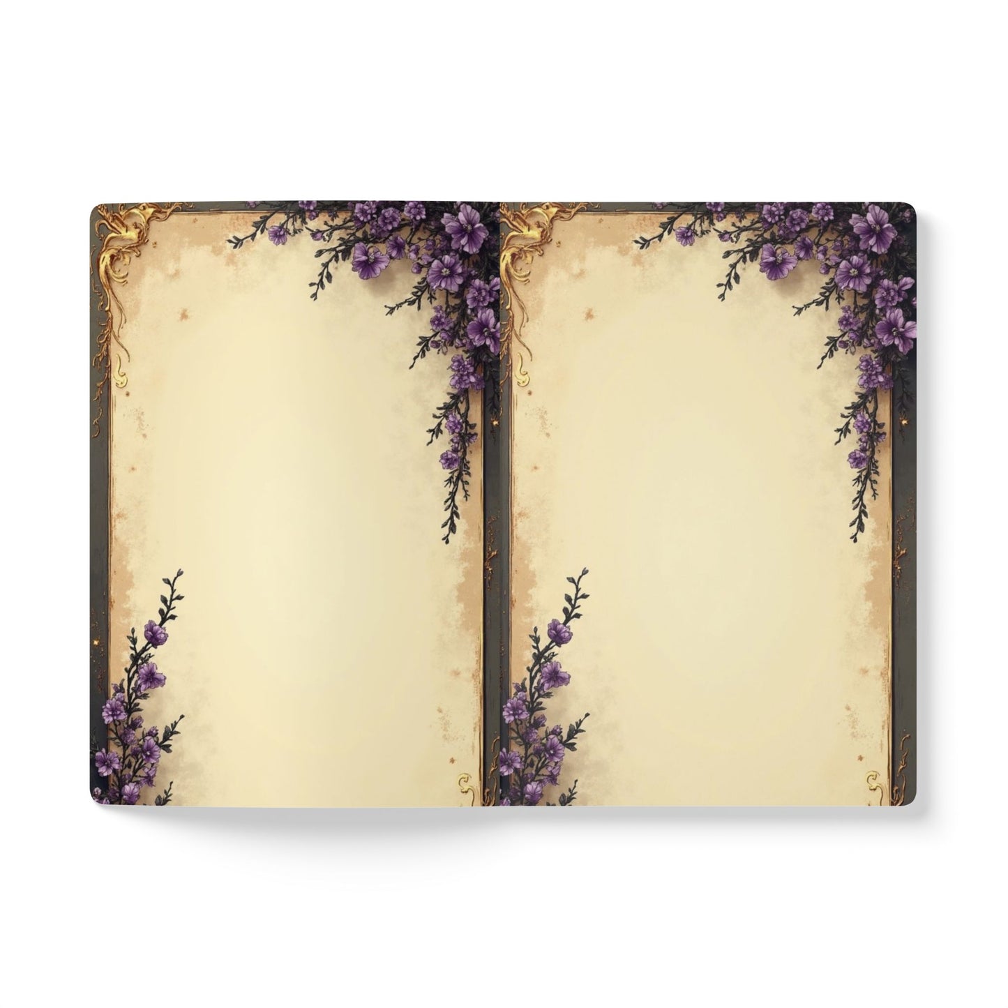 Garden Of Grace Portrait Journal | Softcover Notebook with Floral Endpapers