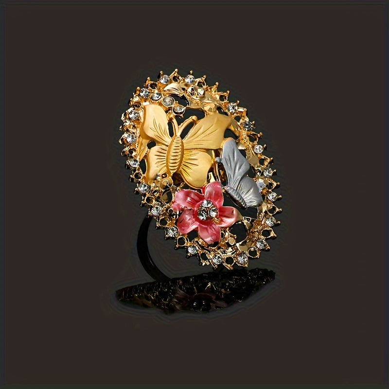 Women's Elegant Alloy Jewelry Set Golden
