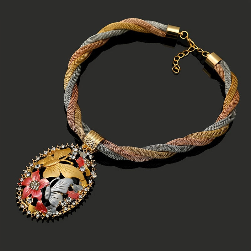 Women's Elegant Alloy Jewelry Set Golden