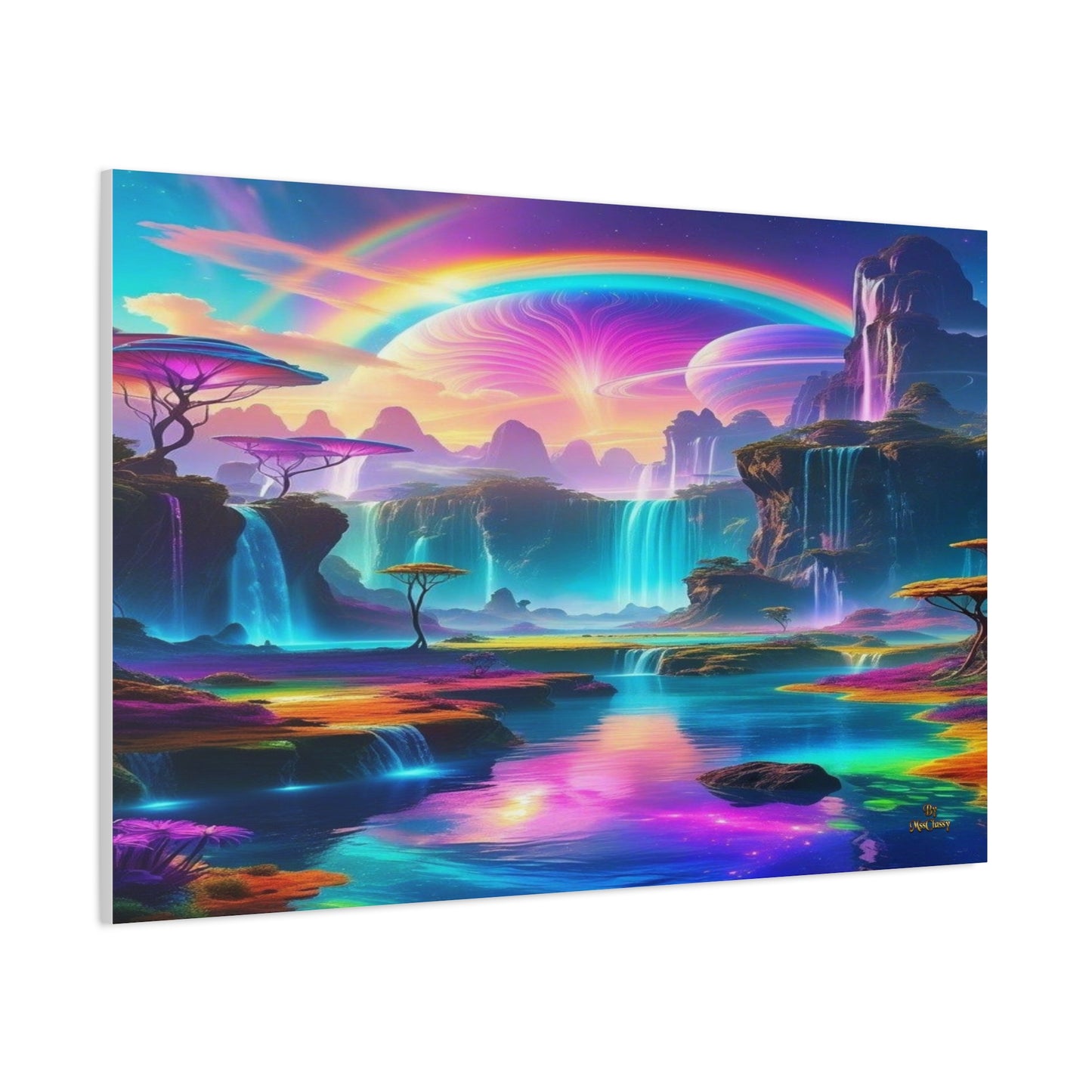 Realm of The Rainbow Falls 48 x 32