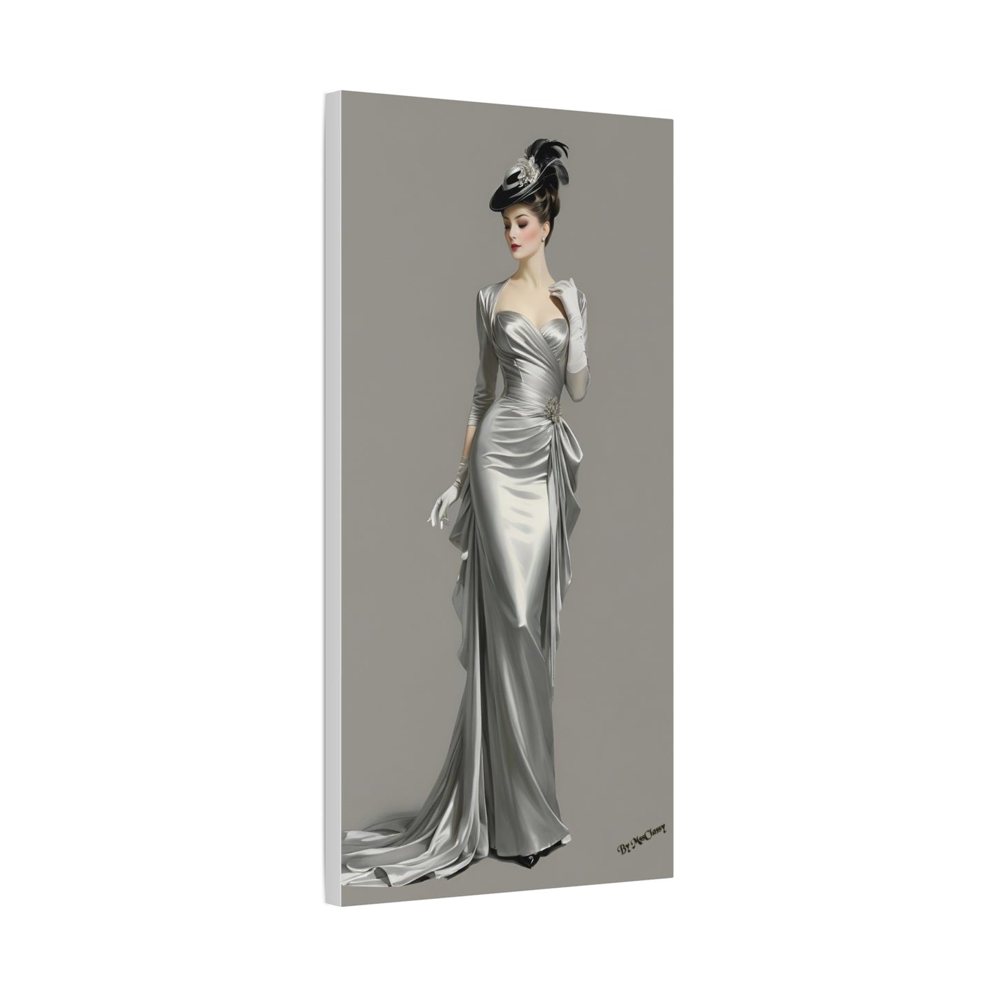 Silver Eclipse Elegant Couture II 15 x 30