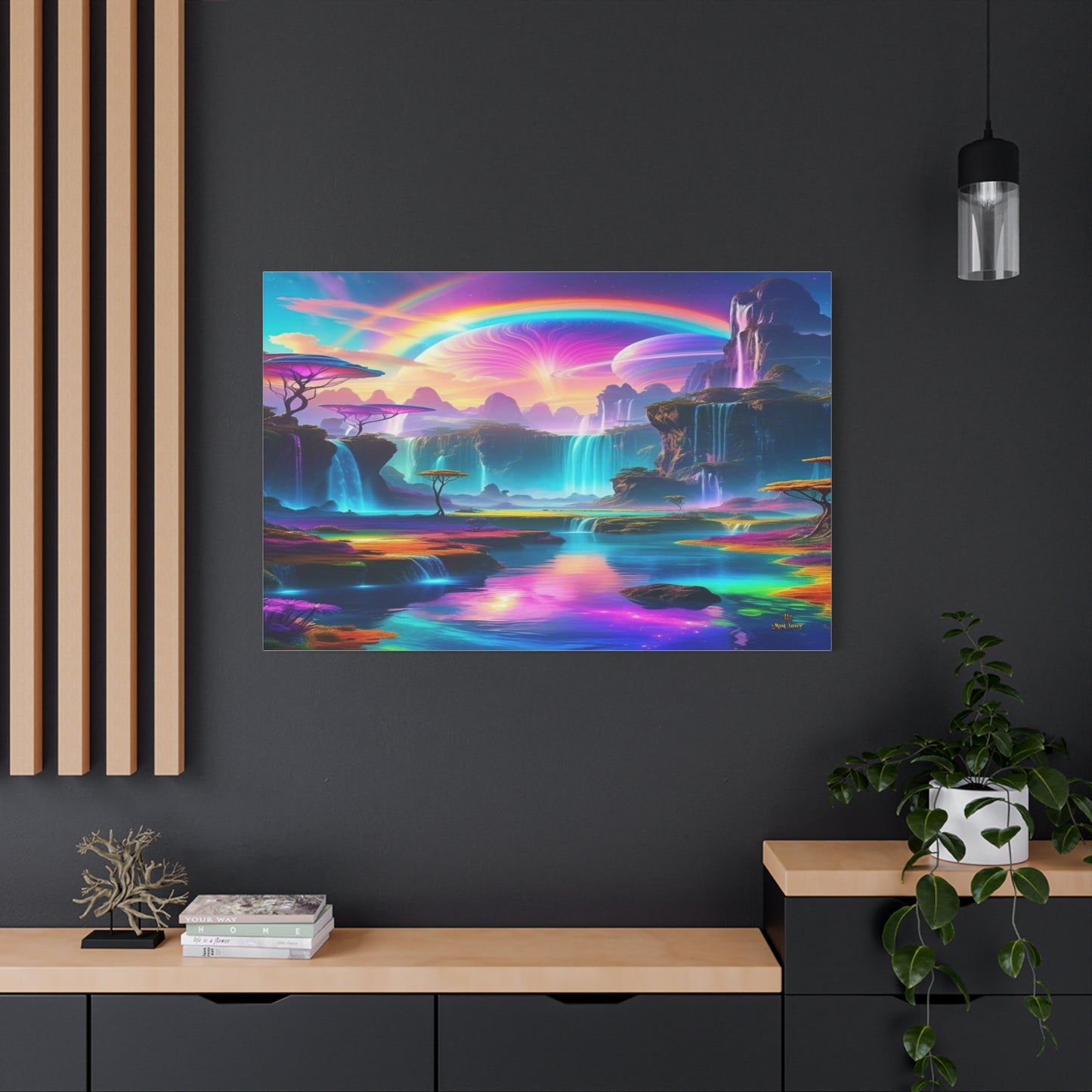 Realm of The Rainbow Falls 48 x 32