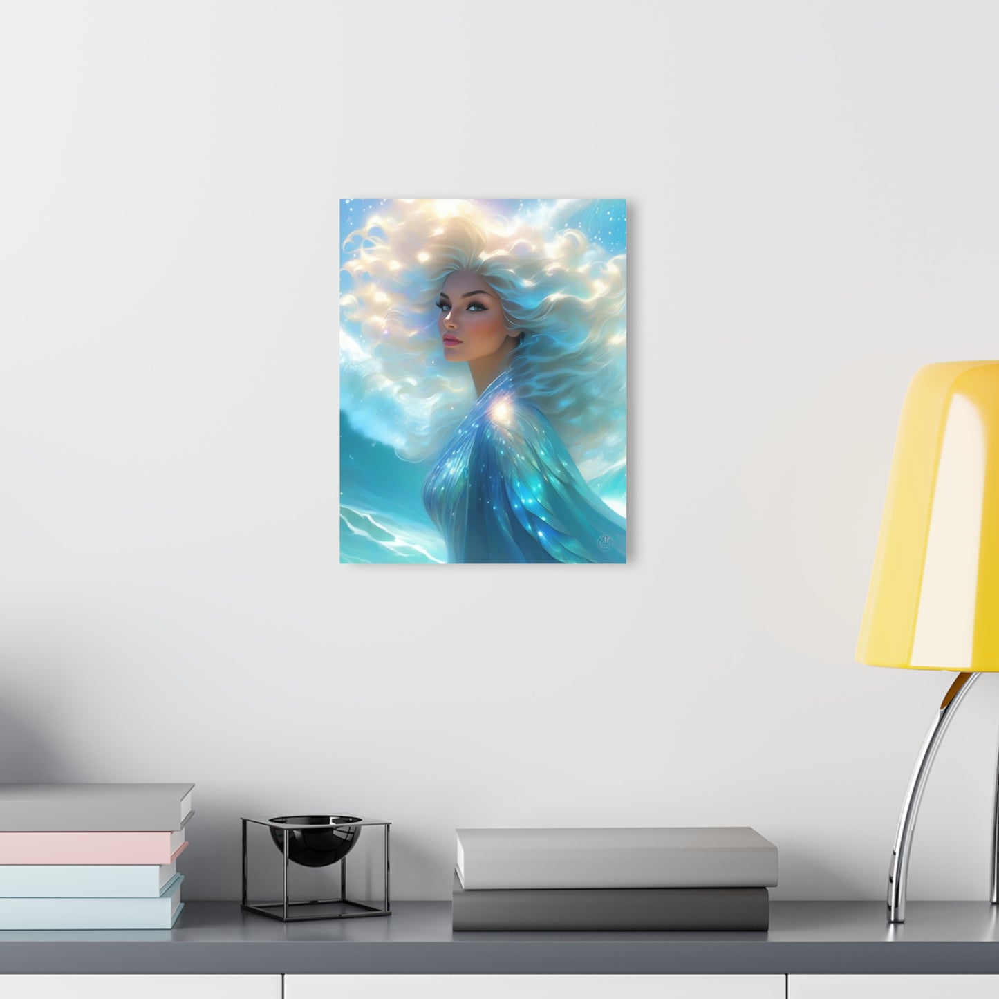 Ethereal Sea Goddess Acrylic Print | French Cleat Wall Art