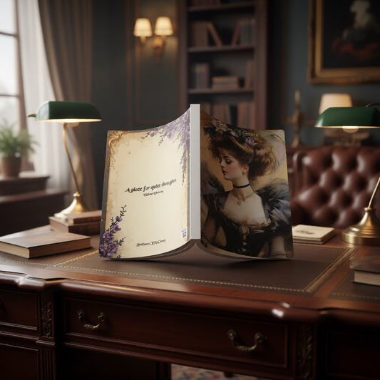 Garden Of Grace Portrait Journal | Softcover Notebook with Floral Endpapers