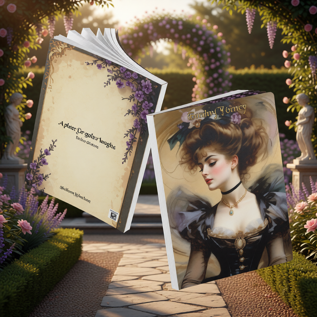 Garden Of Grace Portrait Journal | Softcover Notebook with Floral Endpapers