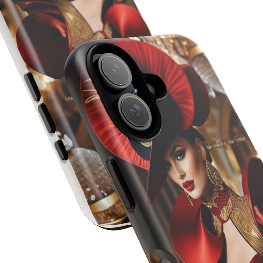 Regal Red Empress Illustration Phone Case | Tough Cases