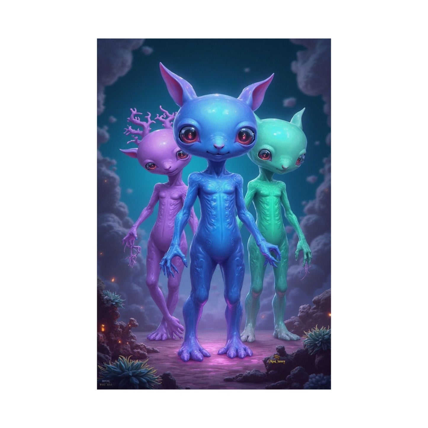Bloo, Pip & Navi The Star Sprites 20 x 30