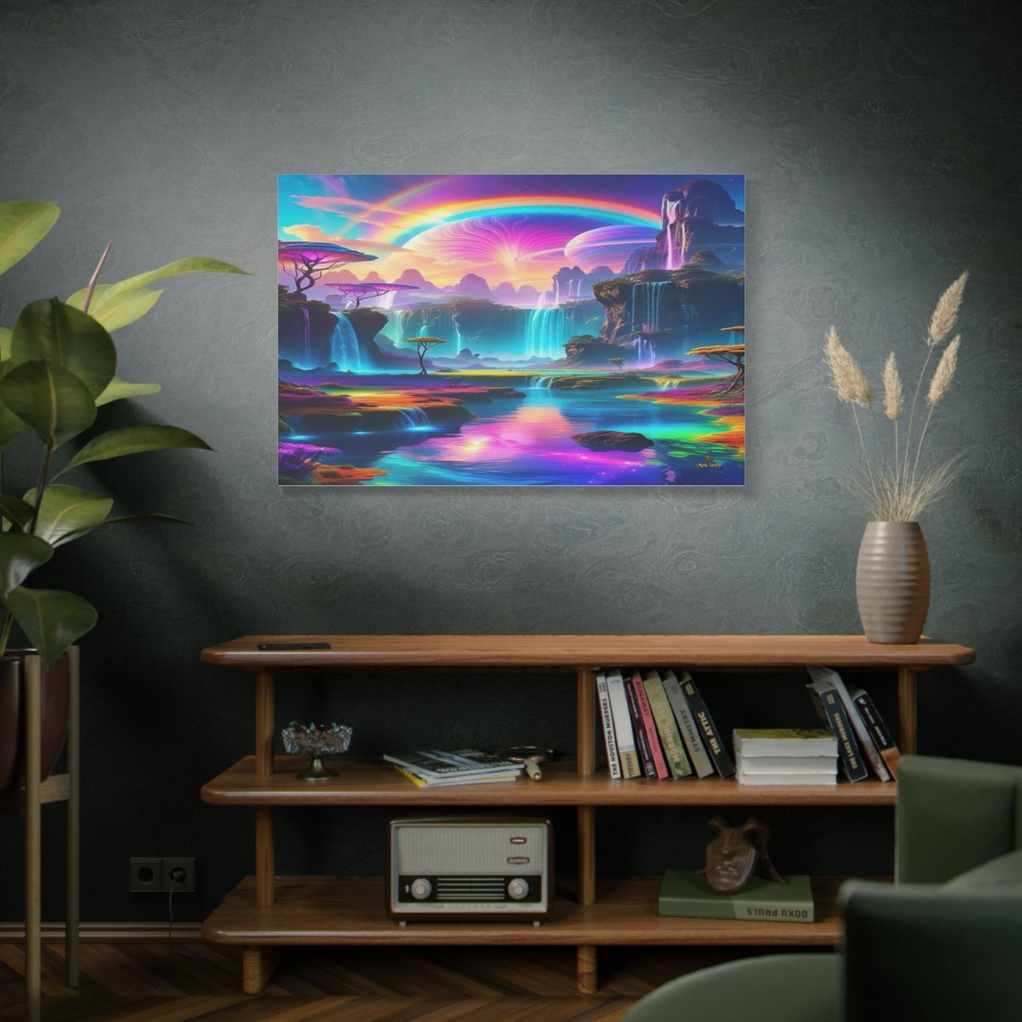 Realm of The Rainbow Falls 48 x 32